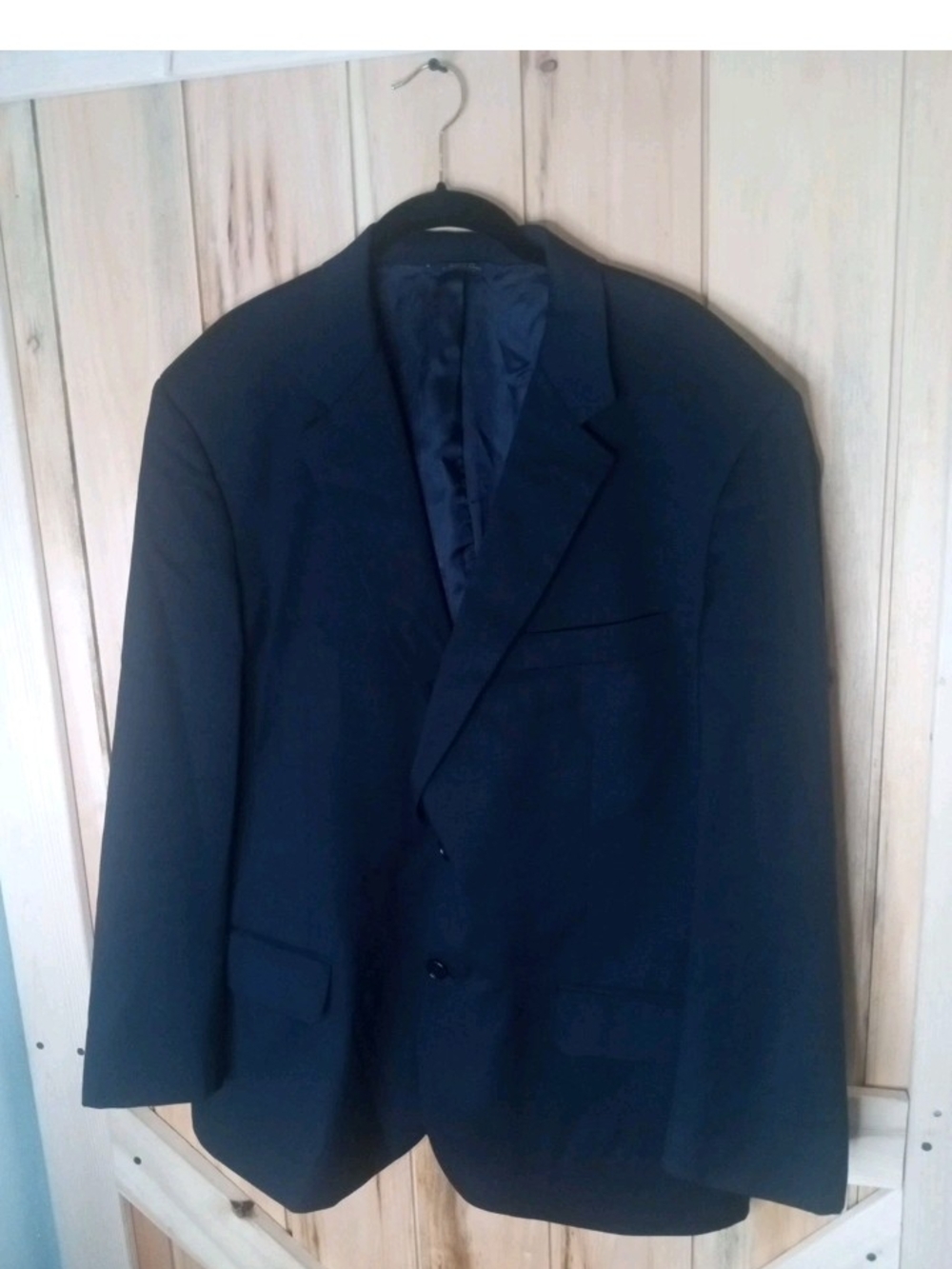 Brooks Brothers Navy Sport Wool Coat Blazer 45R/40w